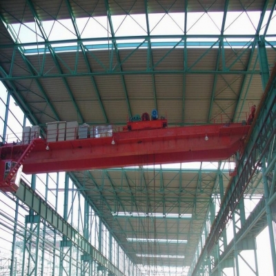 QL電磁掛梁起重機(jī)安裝完成